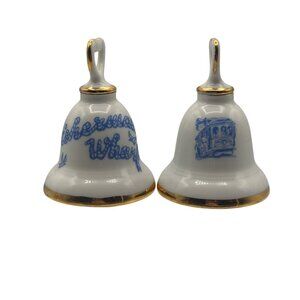 Vintage San Francisco Bell Salt & Pepper Set By Eleanore Welborn Art Production